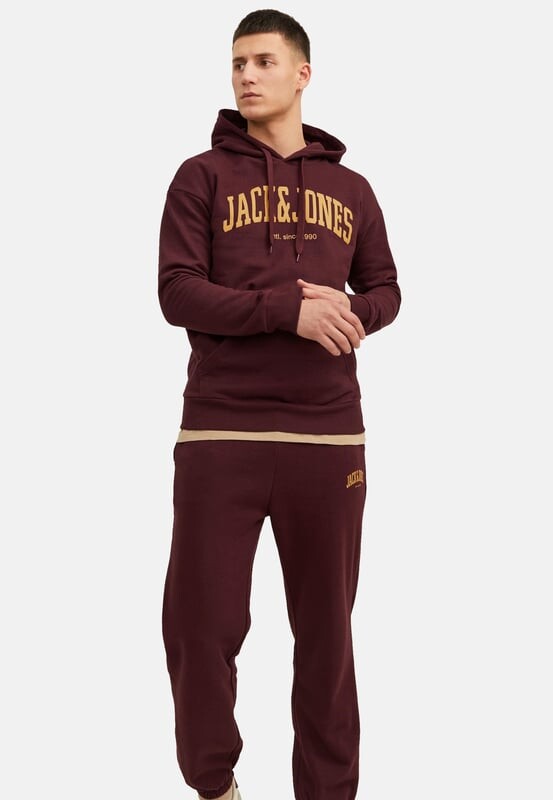 

Пуловер с капюшоном Jack & Jones, красный