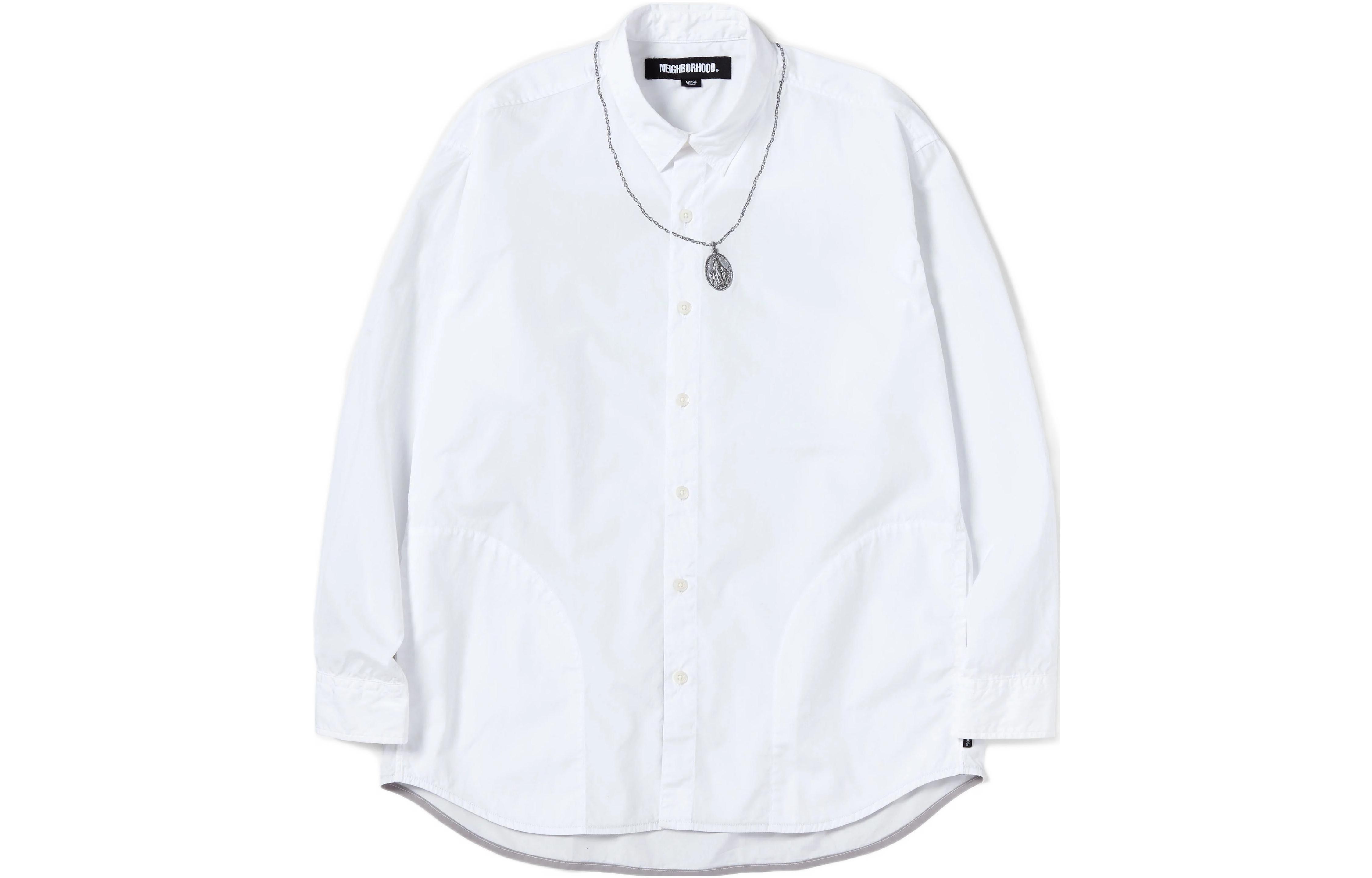 

Длинный рукав Рубашка на пуговицах NEIGHBORHOOD, белый