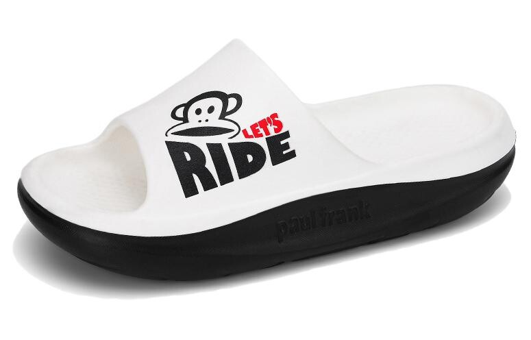 

Детские шлепанцы унисекс Paul Frank, цвет White and black men's style.