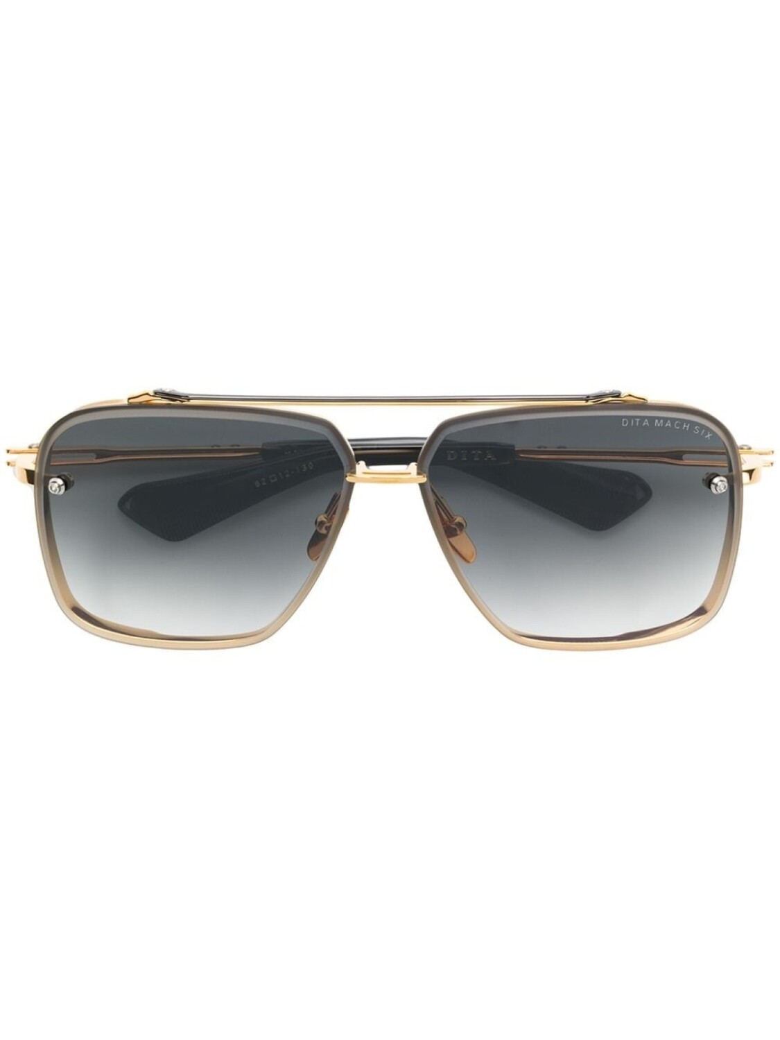 

Dita Eyewear солнцезащитные очки оверсайз, золотистый