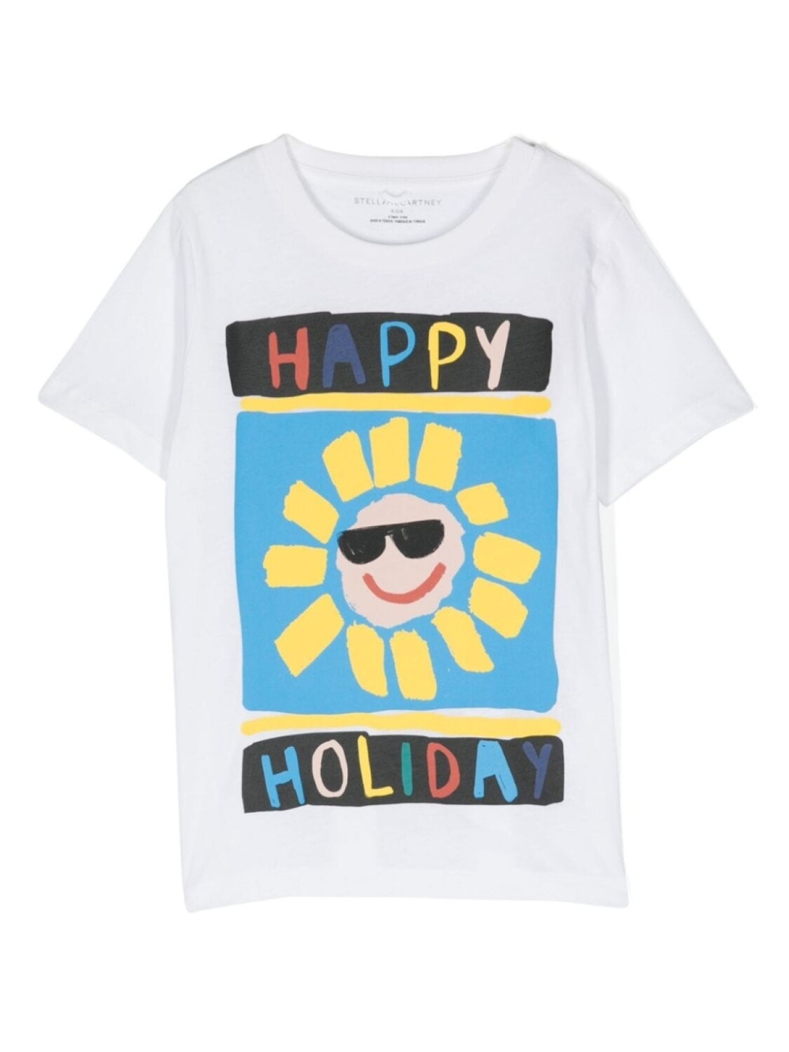 

Stella McCartney Kids футболка с графичным принтом, белый