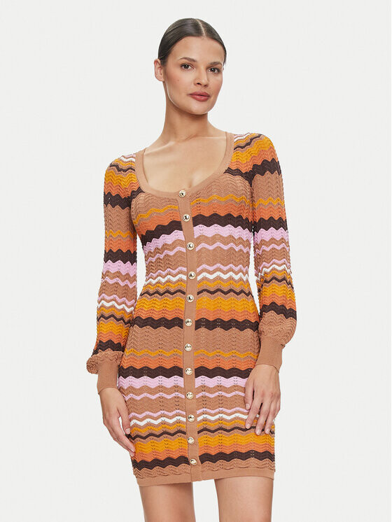 

Трикотажное платье regular fit Guess, оранжевый