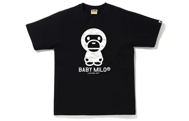 

Футболка Bape City Camo Baby Milo A BATHING APE, морская
