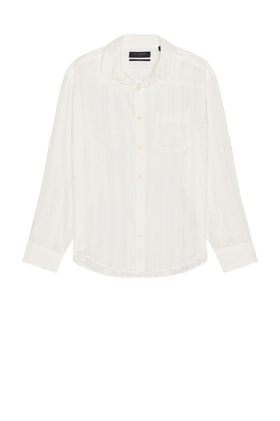 

Karmi рубашка на длинном рукаве с пуговицами Allsaints, white