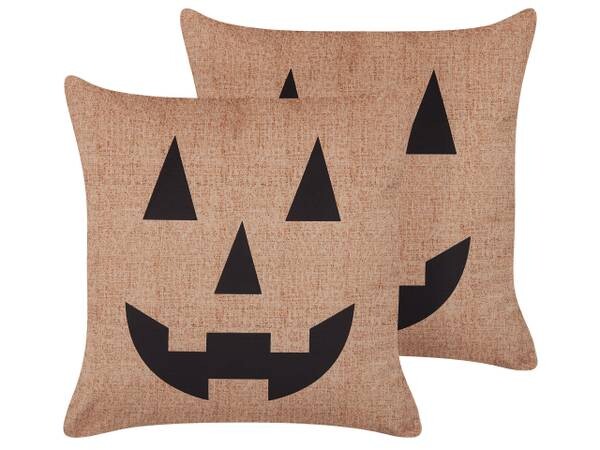 

Подушка Beliani 2 шт SEBES, 45x45x45 см цвет beige/schwarz