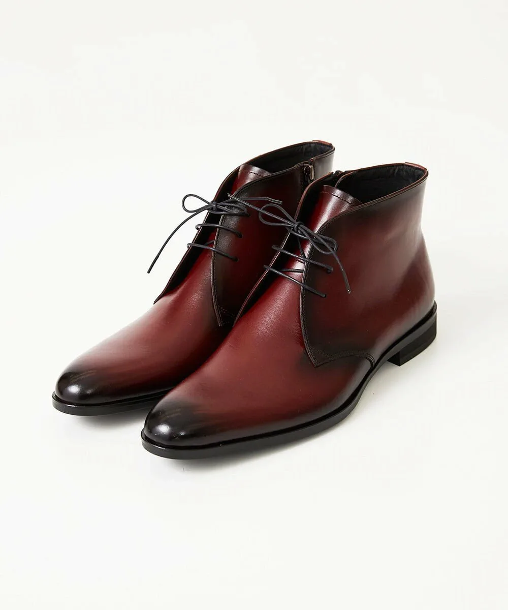 Ботинки-чукка с боковой молнией Michel Klein Homme, purple