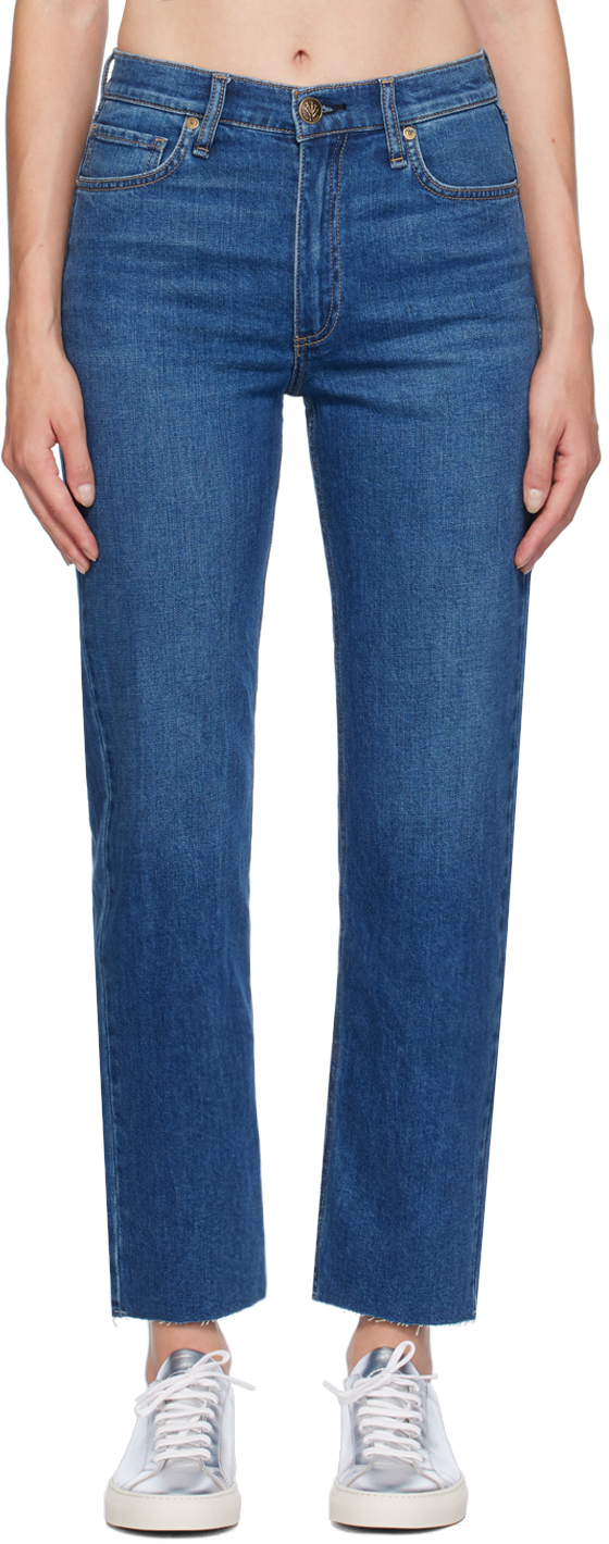 

Прямые джинсы Harlow Ankle-Leg Indigo rag & bone