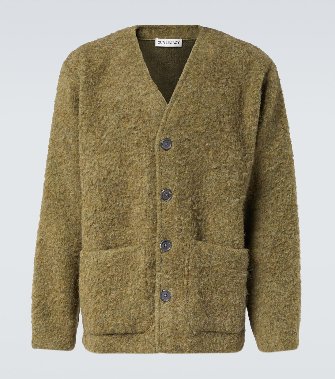 

Кардиган с начесом Our Legacy, Fresh Moss Tumble Wool