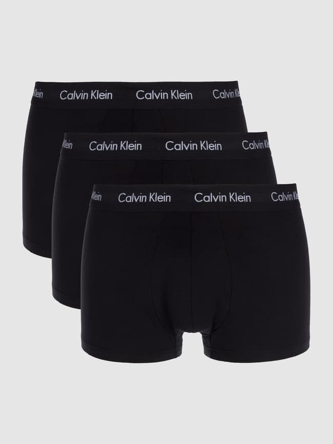 

Трусы в упаковке из 3 штук - короткие штанины Calvin Klein Underwear, черный