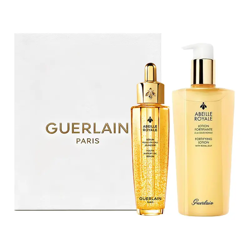 

Оригинальные наборы для ухода за кожей с лосьоном Bee Essence Lotion: восстанавливающие средства Guerlain, fourth generation original honey 50ml+bee essence water 300ml+official box