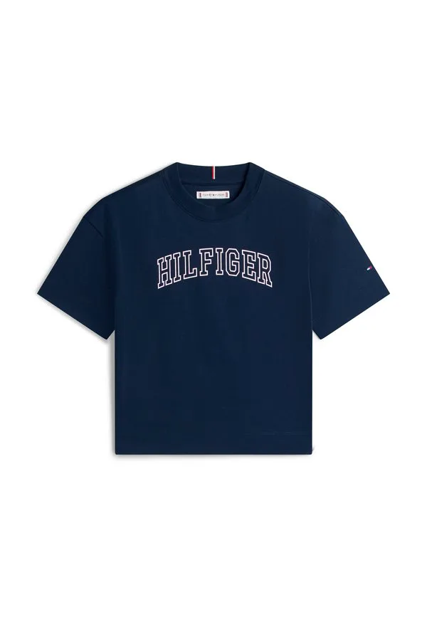 Футболка с логотипом, круглый вырез, принт. Tommy Hilfiger, Dark Night Navy — фото 4