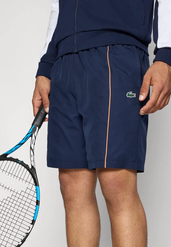 Короткие спортивные шорты Lacoste Sport, Navy Blue — фото 4