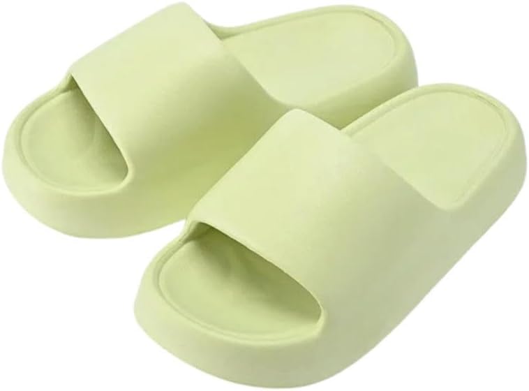 

Женские домашние тапочки, сандалии на плоской подошве, удобные тапочки из ЭВА с нескользящей подошвой для ванной комнаты Dmmwcx, зеленый