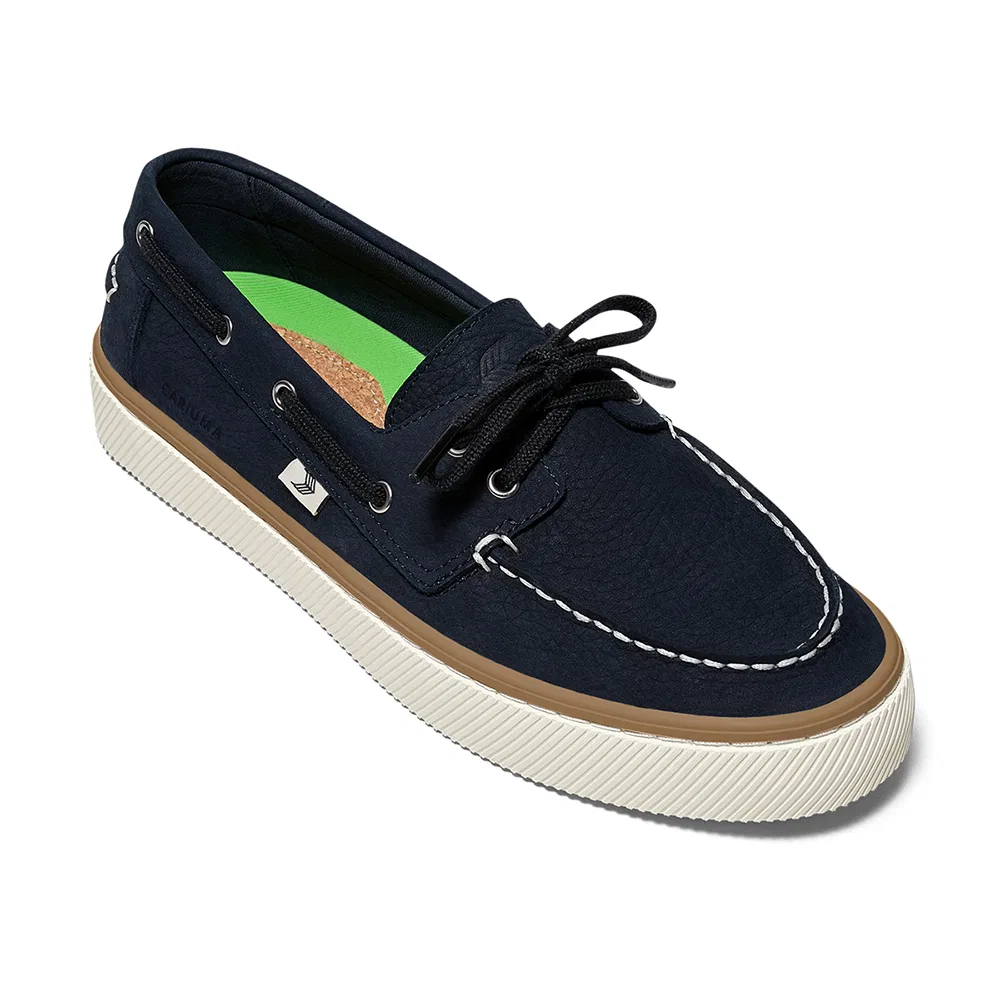 Мужские ботинки Mare Boat Shoe синие от Cariuma — фото 2