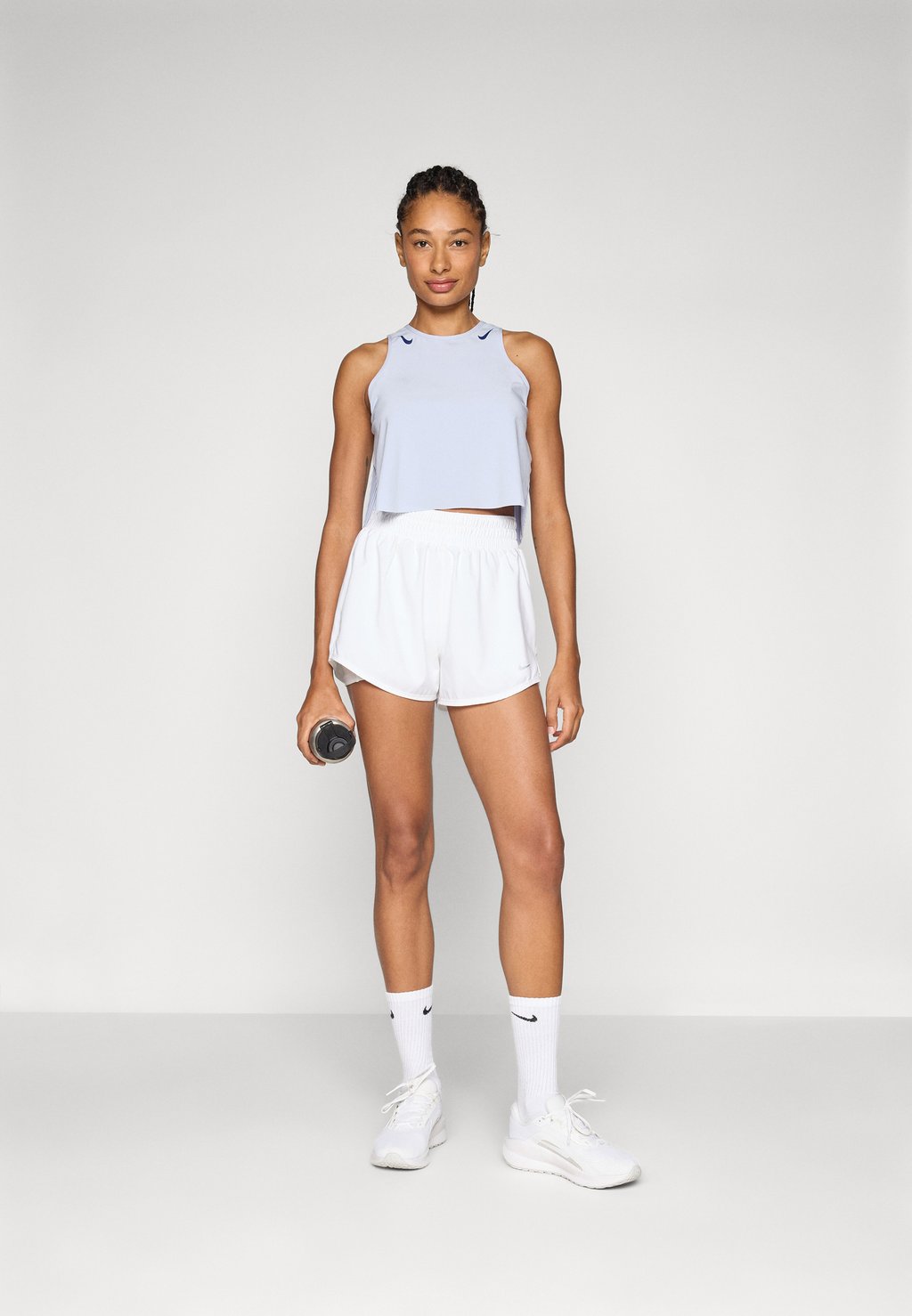 Топ CROP TANK Nike Performance, светло-голубой — фото 2