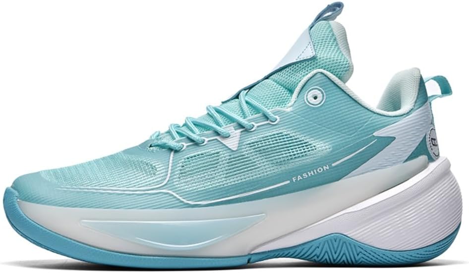 

Мужские баскетбольные кроссовки Rongfenghuang 2025, модные спортивные кроссовки для бега и активного отдыха, дышащие, Cyan