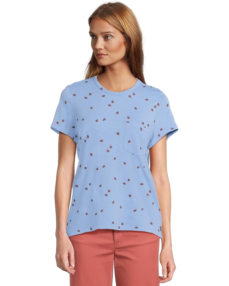 

Футболка Toad&Co Primo Short, цвет Blue Jay Ladybug Print