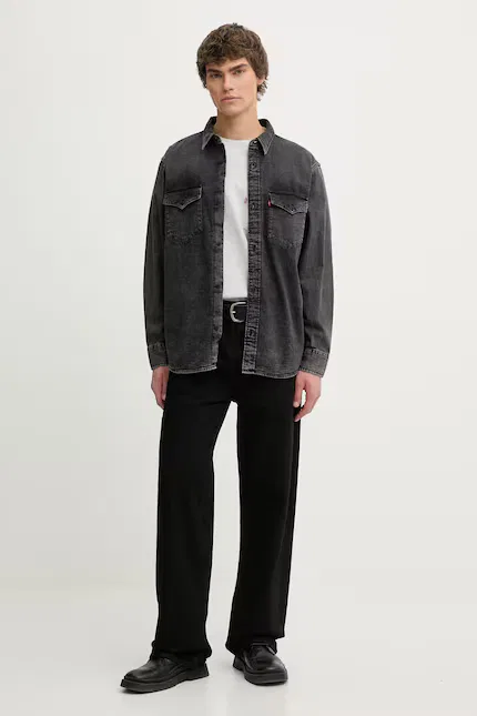 Рубашка джинсовая Levi's, черный — фото 2