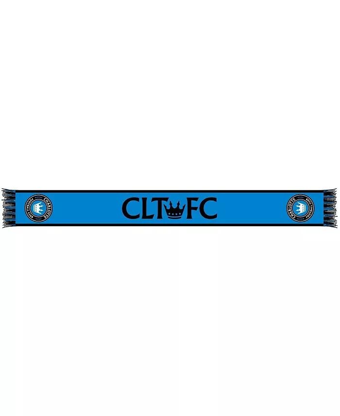 

Мужской и женский двухцветный летний шарф Charlotte FC Ruffneck Scarves, синий
