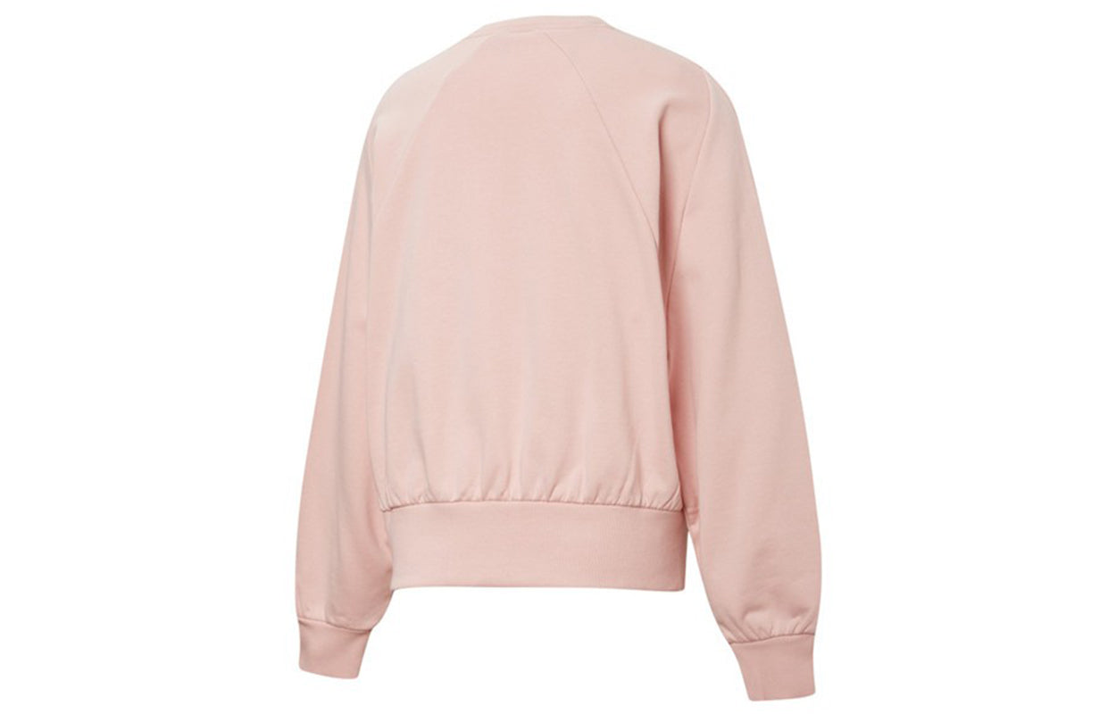 Толстовка (WMNS) PUMA Round-neck Printing Sweatshirt Pink/Red 531292-15 — фото 2