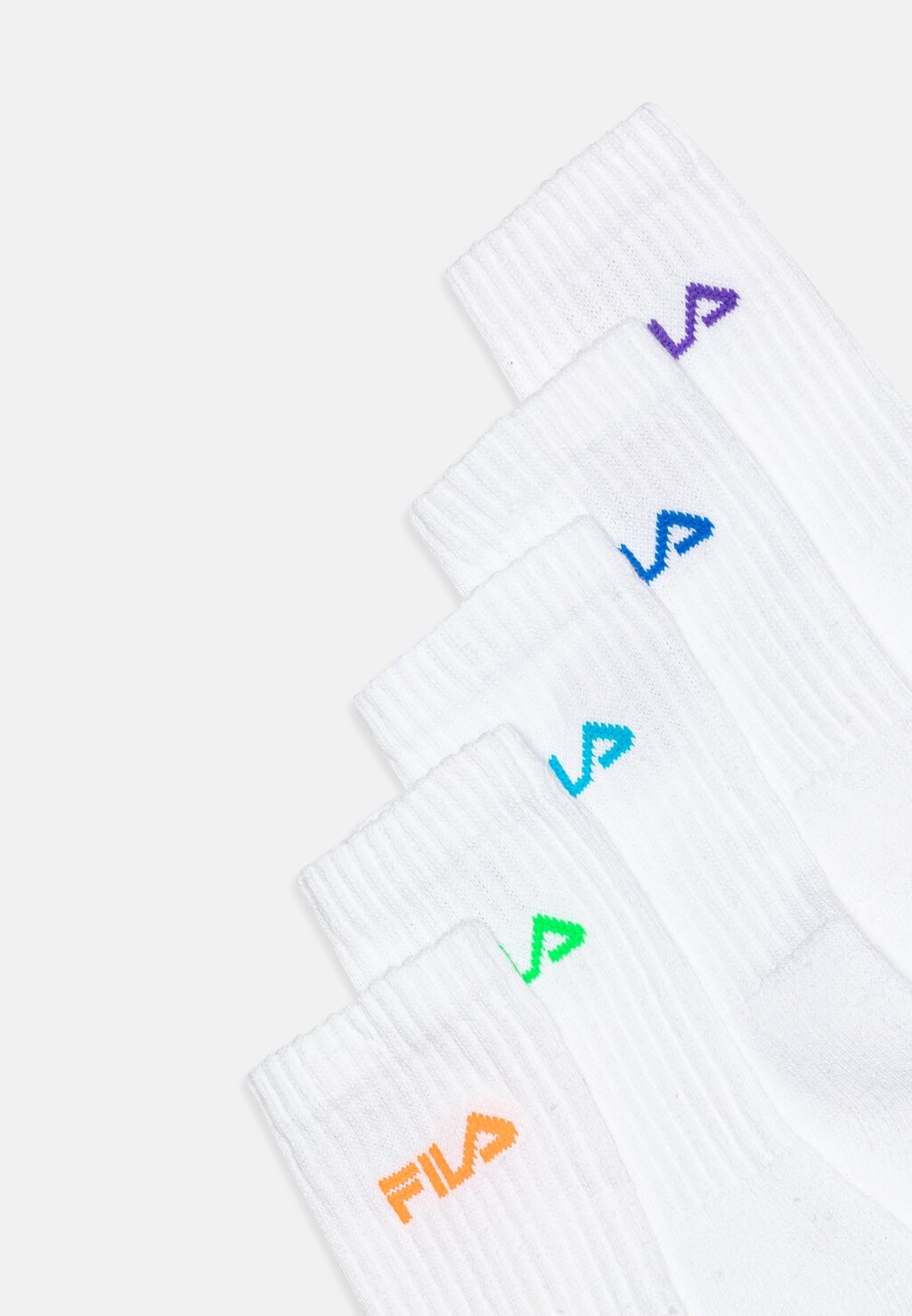 

Комплект носков JUNIOR TENNIS MIXED COLORS UNISEX Fila, 5 пар, белый