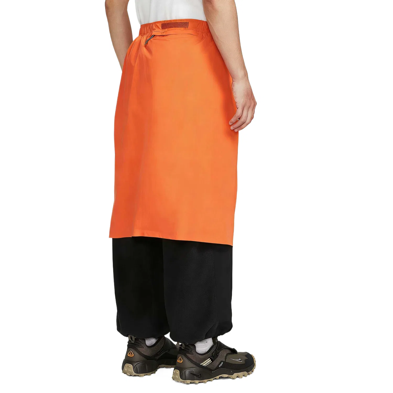 Повседневная длинная юбка женская Safe Orange/Black/Mountain White, умеренно длинная Nike — фото 3