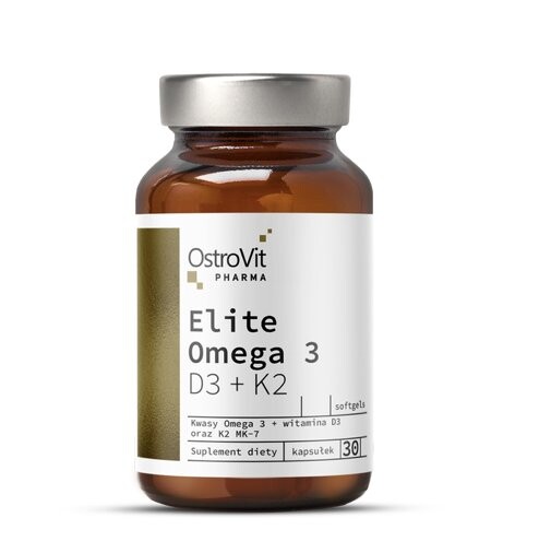 

БАД ОстроВит Фарма Элит Омега 3 Д3+К2, 30 капс Ostrovit Pharma