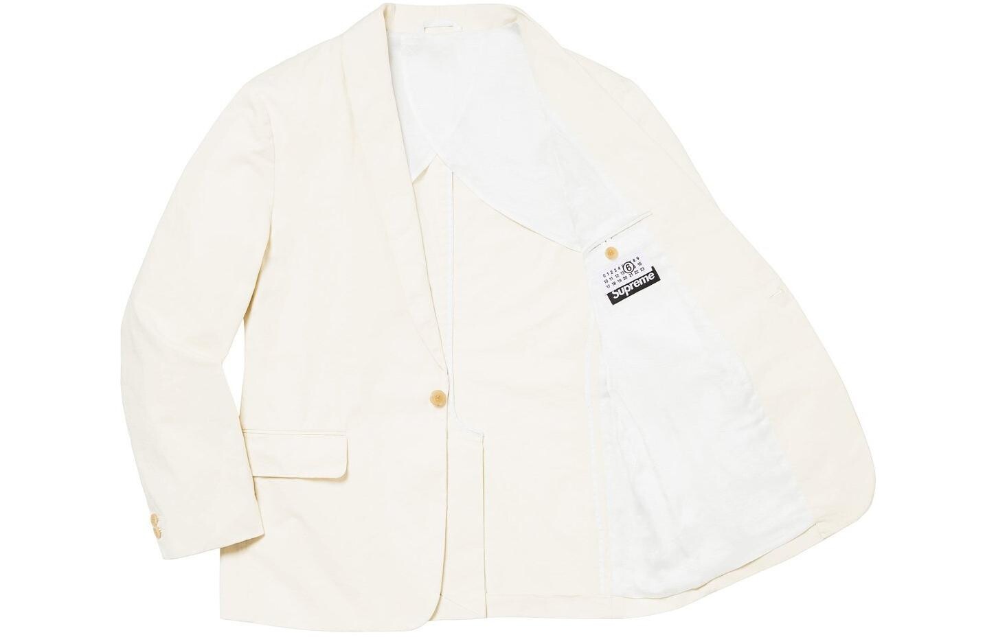MM6 Maison Margiela Co-brand Suit Unisex Supreme, цвет Cream/cream — фото 4