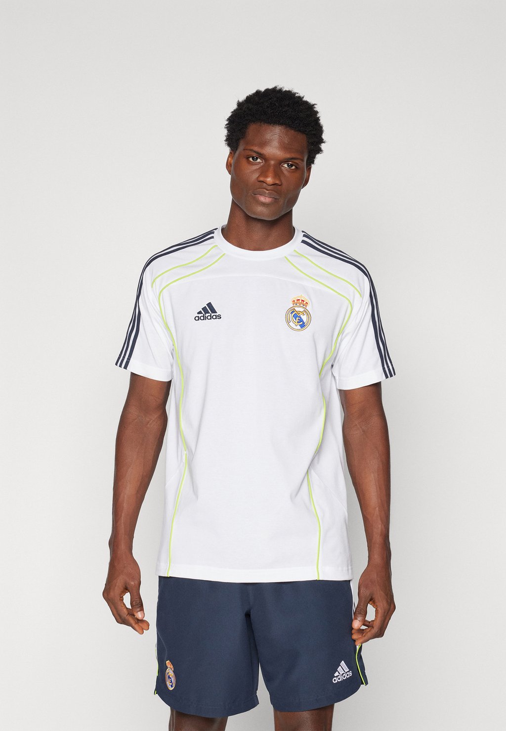 

Футболка с принтом REAL MADRID TEE - Club wear Adidas Performance, белый