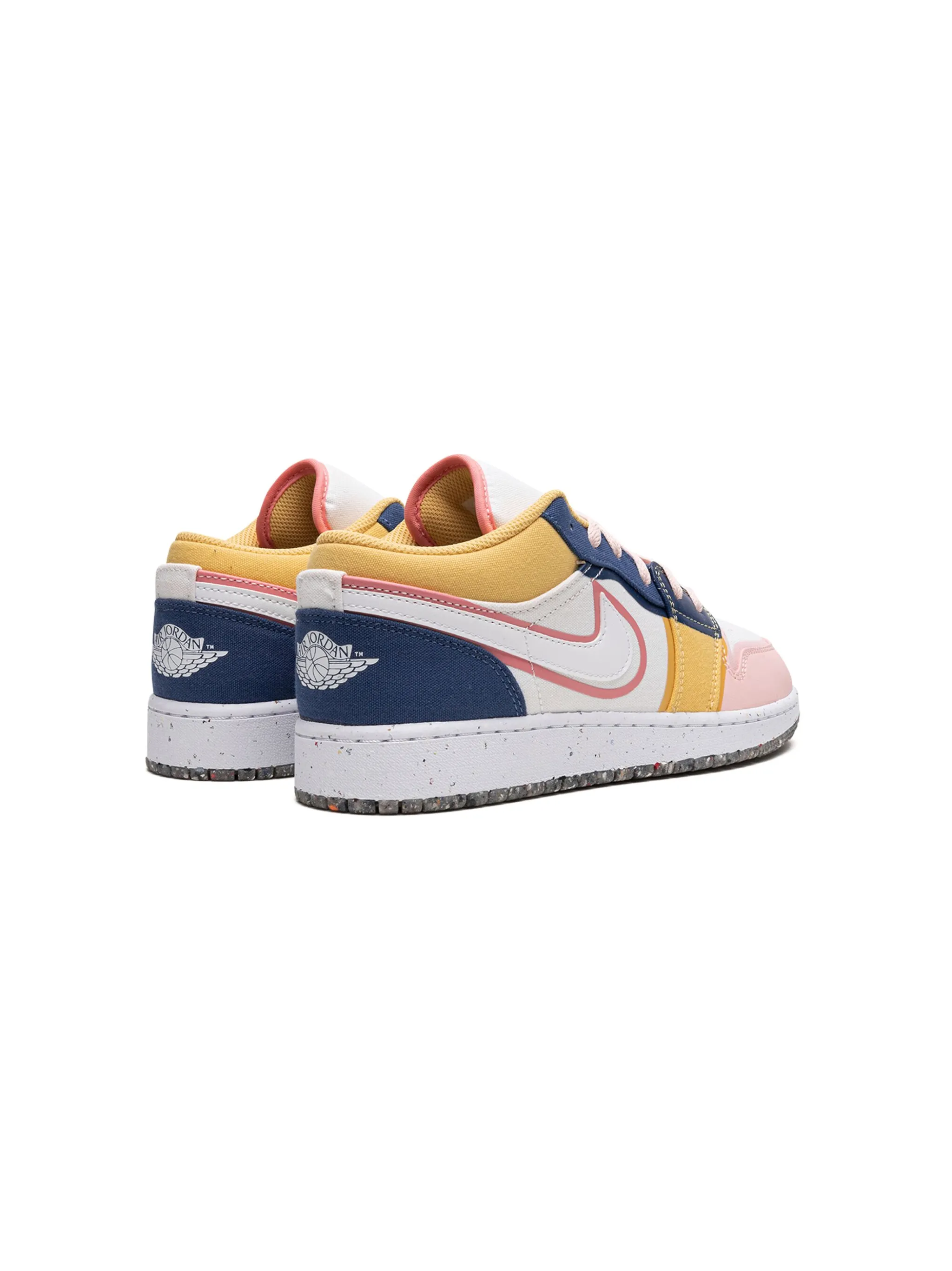Кроссовки Air Jordan 1 Low SE Jordan Kids, белый — фото 3