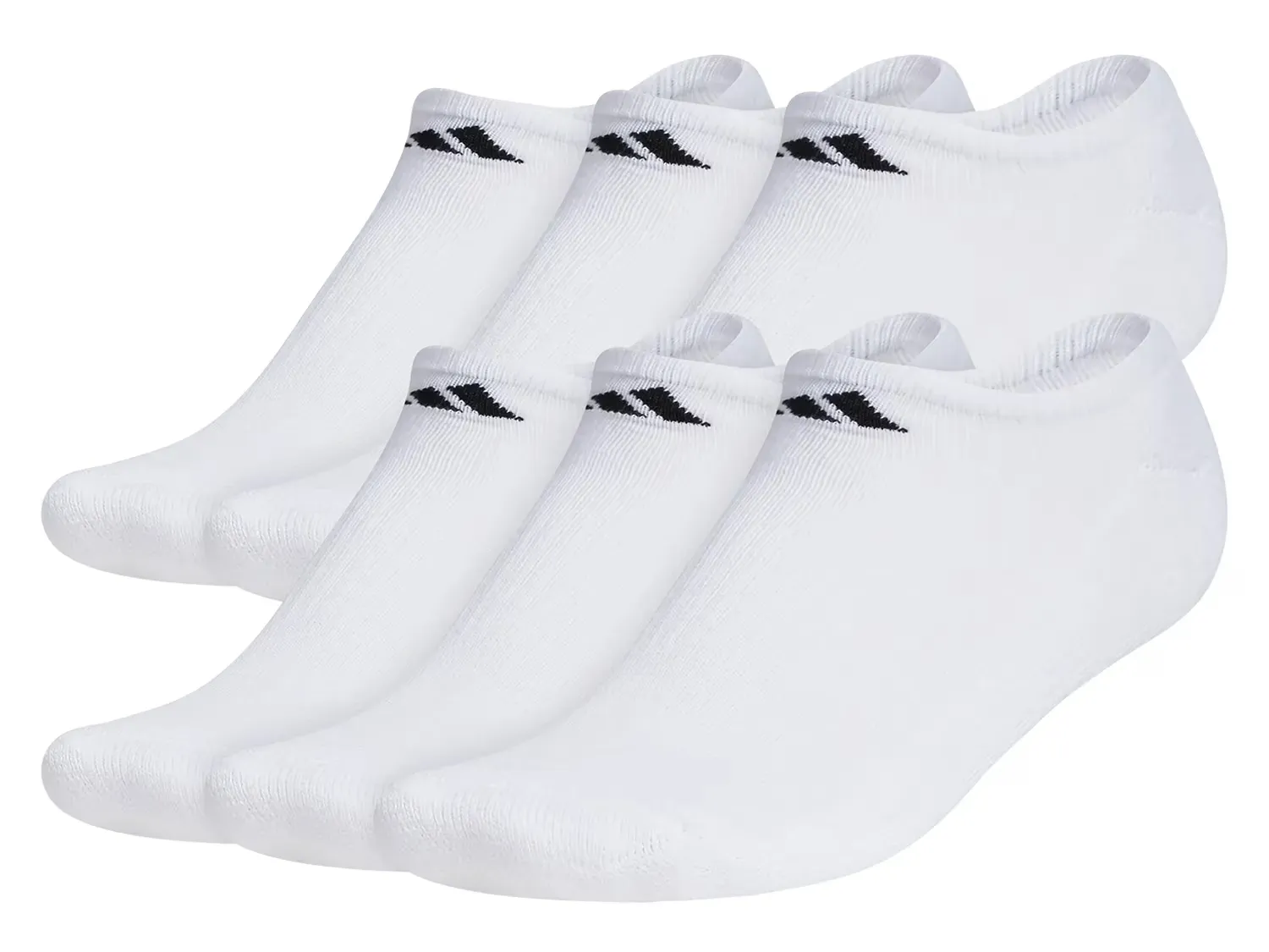 

Мужские спортивные носки без следов с амортизацией - 6 пар Adidas, White