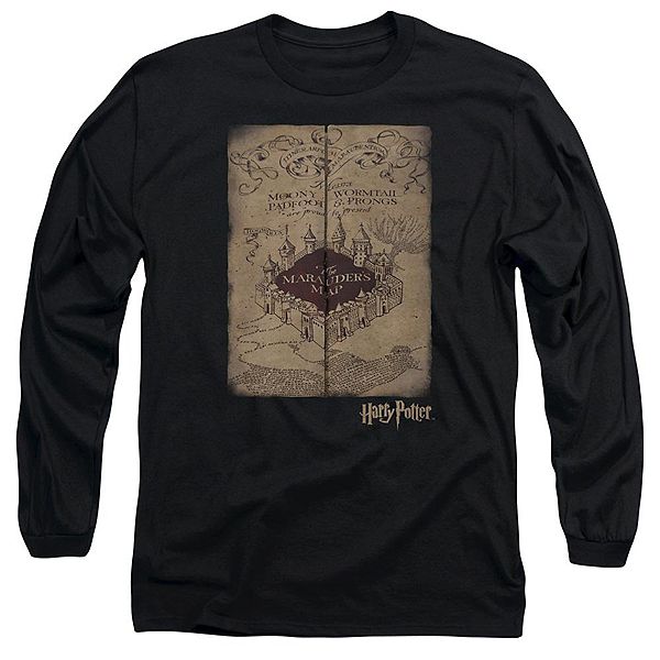 

Футболка с длинным рукавом Harry Potter Marauders Map Licensed Character