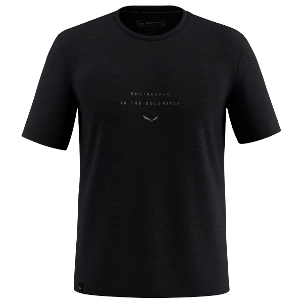 

Футболка Eagle eitd alpine merino t-shirt - merino shirt Salewa, Black Out