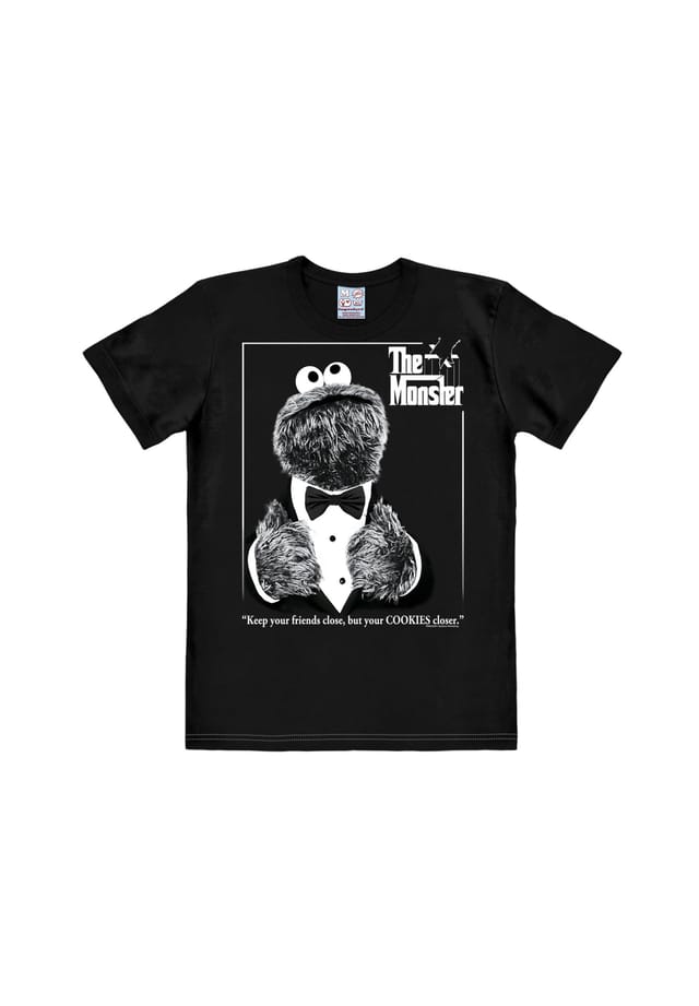

Футболка easyfit Cookie Monster - монстр Logoshirt, черный
