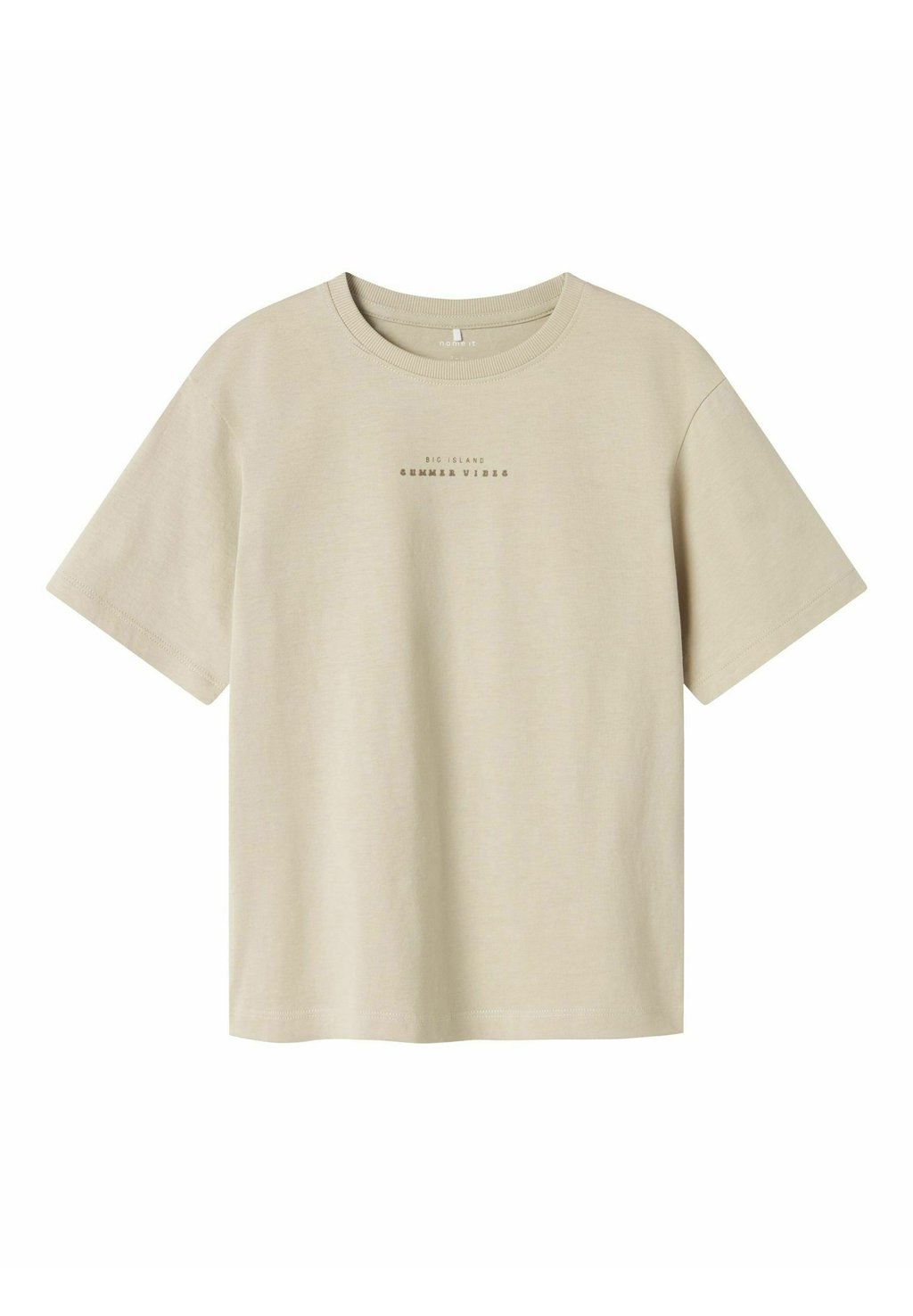 

Футболка с принтом REGULAR FIT Name it, слоновая кость