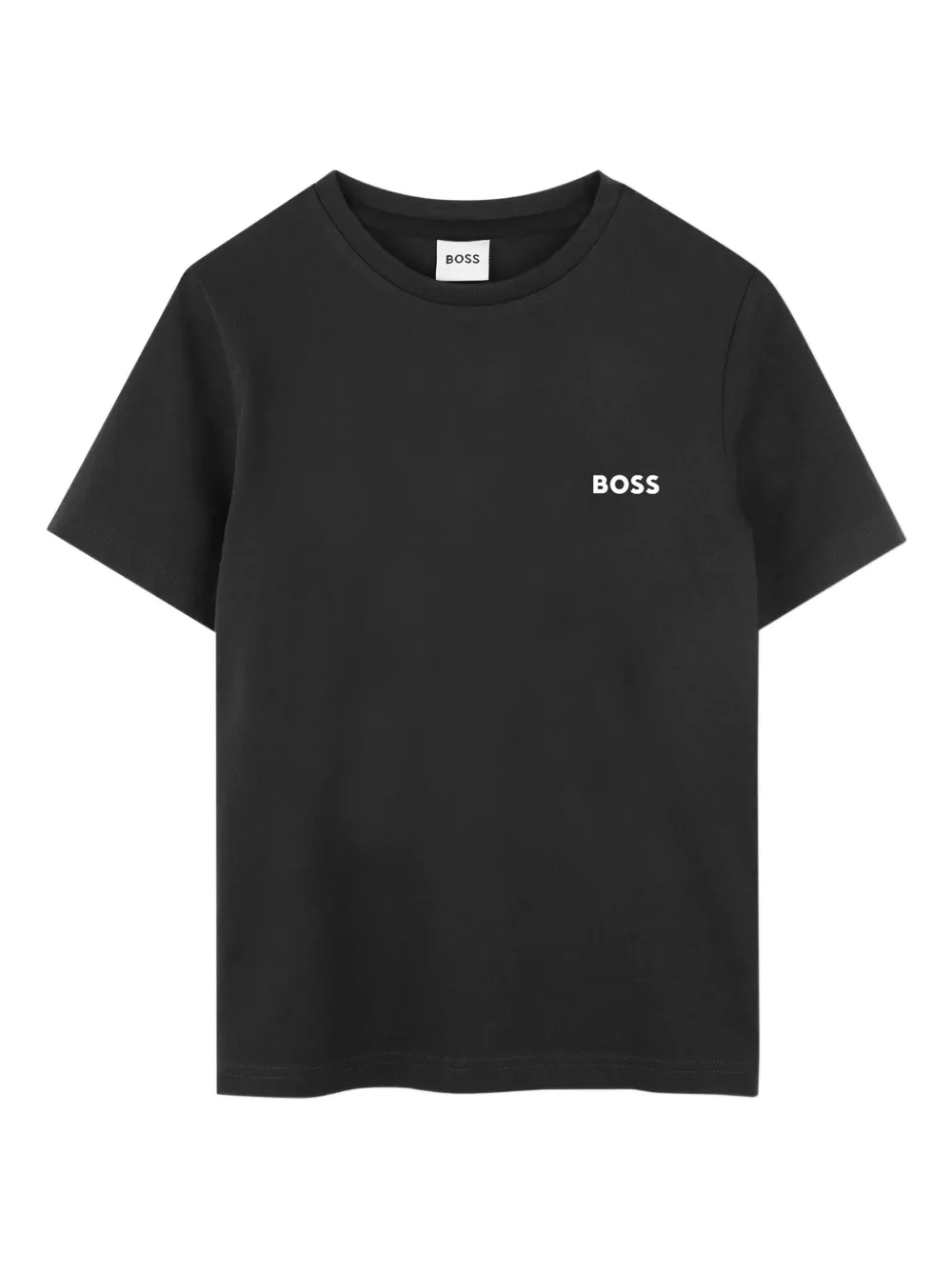 Комплект из двух футболок с логотипом Boss Kidswear, черный — фото 3
