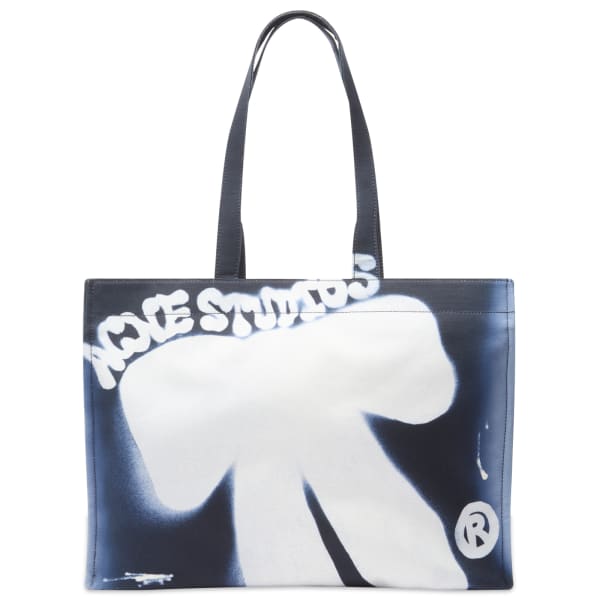 

Сумка-шоппер с логотипом Acne Studios, темно-синий синий