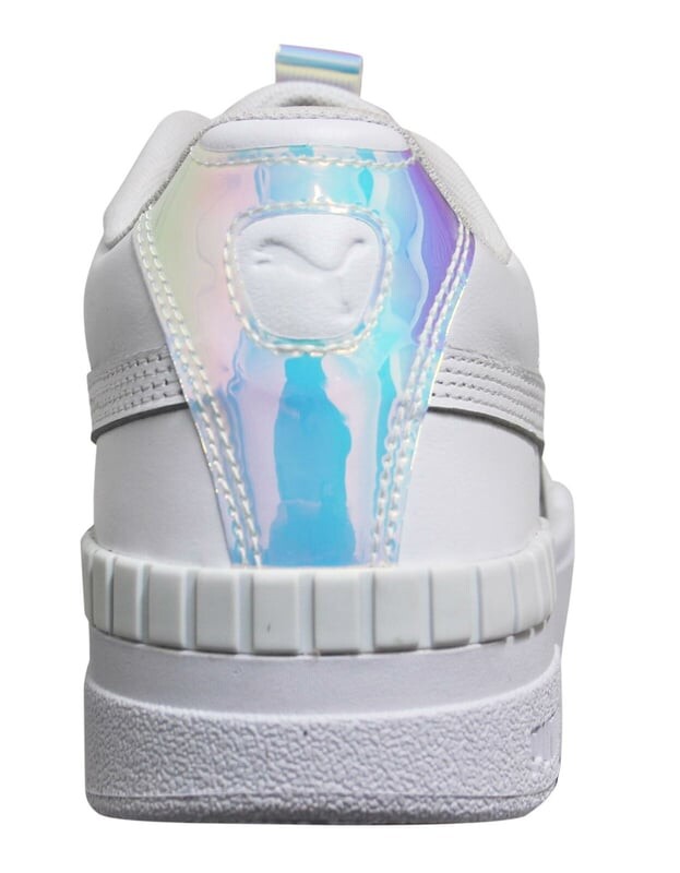 Кожаные женские кроссовки Cali Sport Glow E на низкой шнуровке 373083 01 Puma, белый — фото 2
