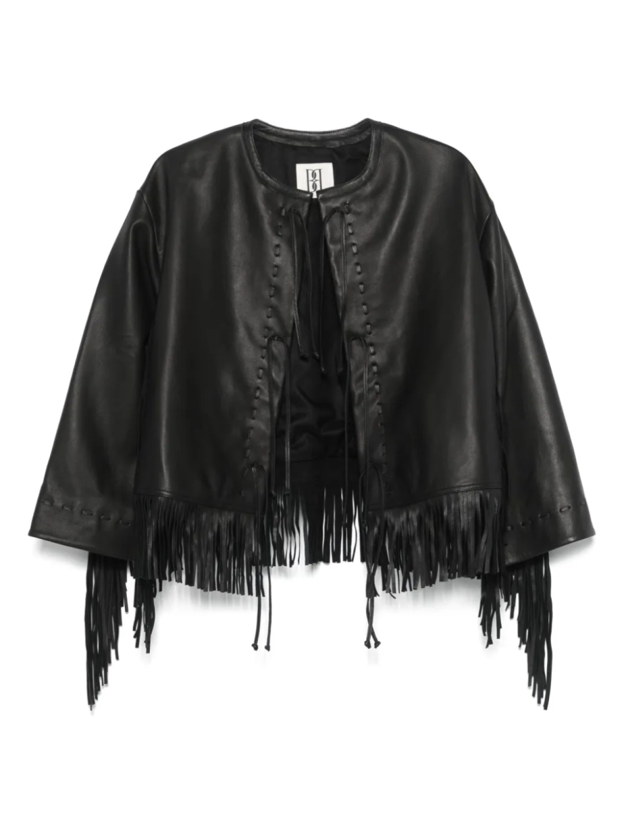 

By Malene Birger кожаная куртка Zoena, черный