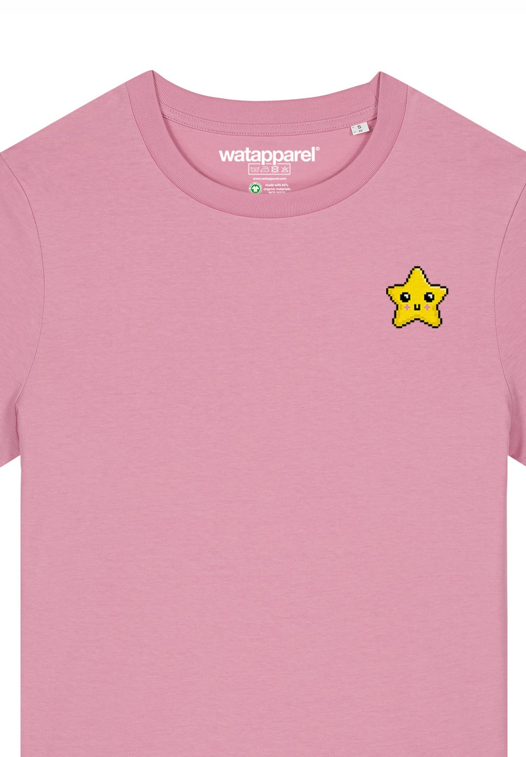 

Базовая футболка UNBESIEGBAR watapparel, светло-розовый