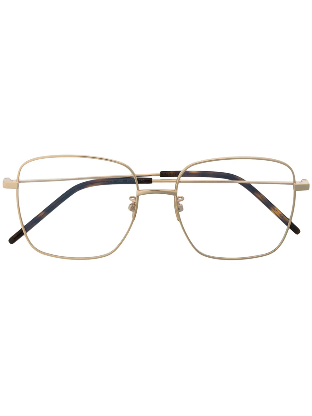 

Saint Laurent Eyewear очки SL314 в квадратной оправе, золотой