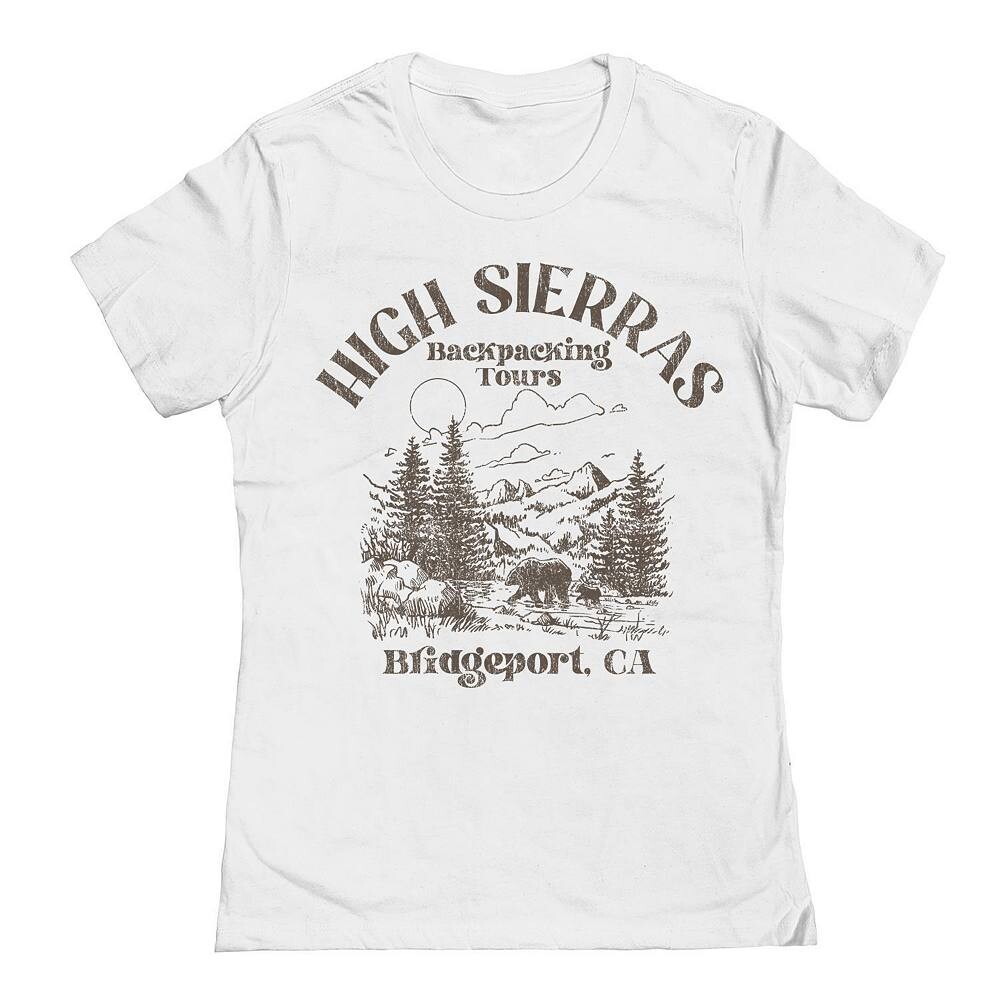 

Юниорская/женская футболка High Sierras с рисунком, белый
