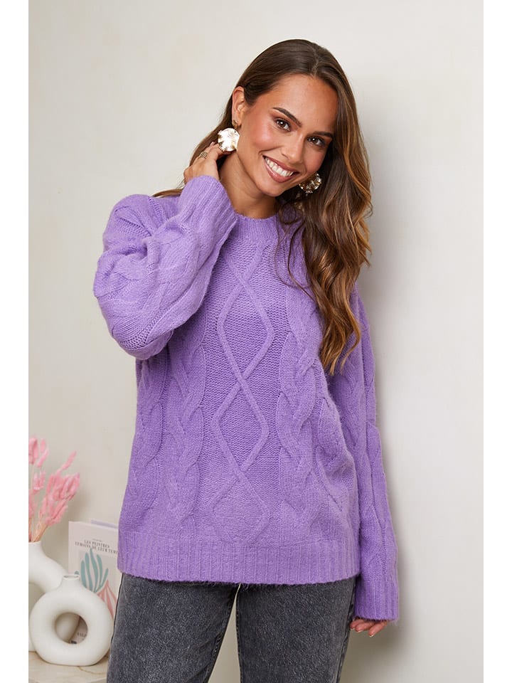 

Пуловер Soft Cashmere, фиолетовый