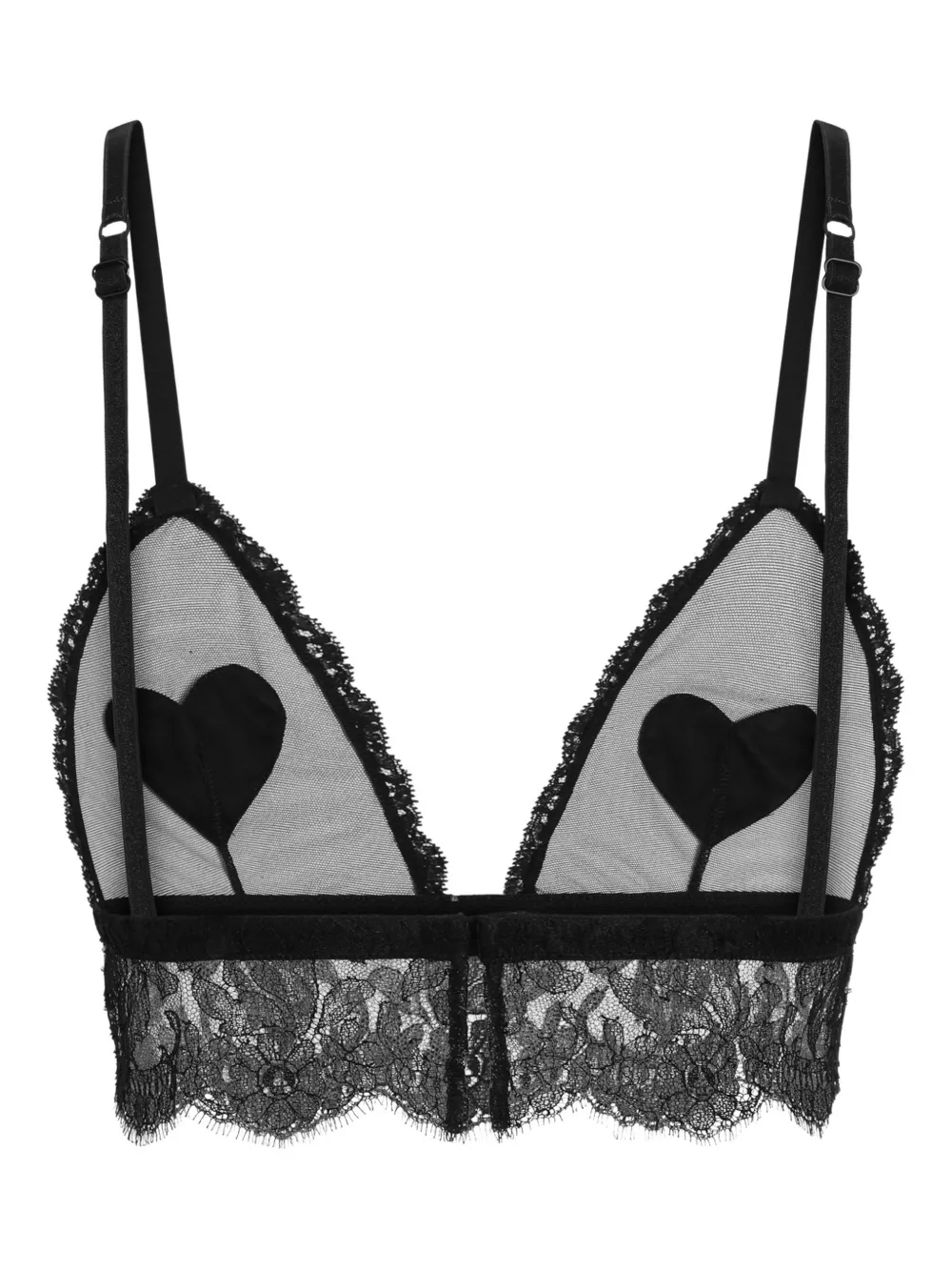 Бюстгальтер с кружевом Dolce & Gabbana, черный — фото 2