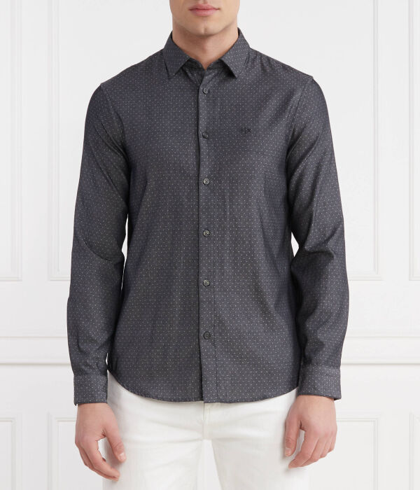 

Рубашка Regular fit Armani Exchange, черный