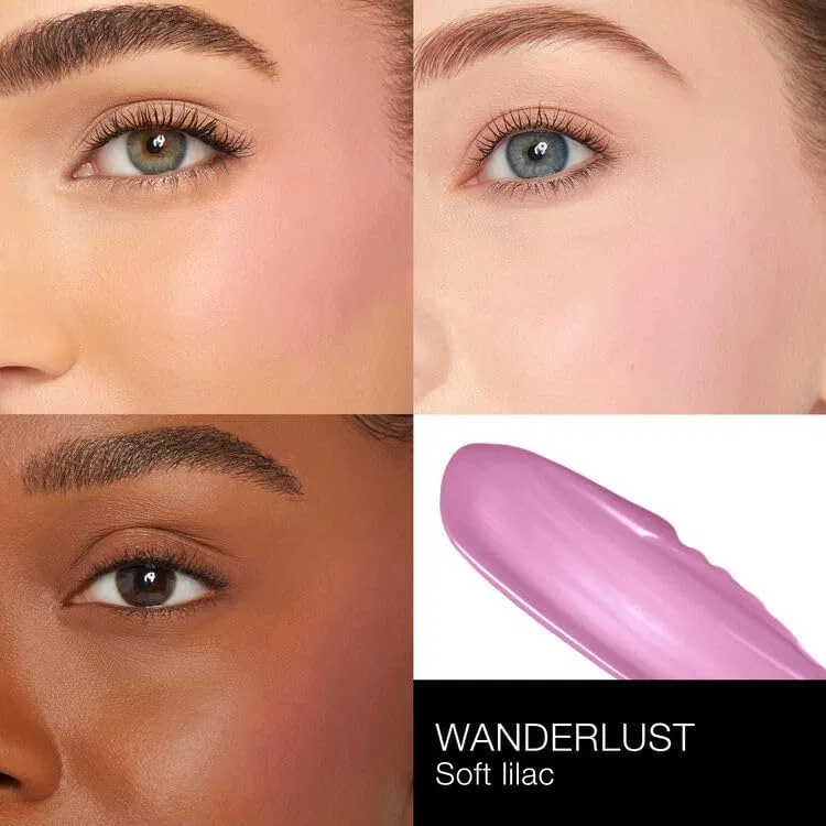 Жидкие румяна NARS Afterglow Liquid Brush 02802 WANDERLUST (Soft Lilac) 7 мл — фото 3