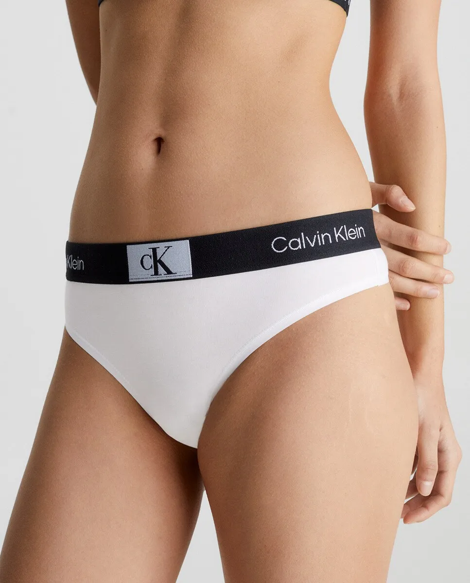 

Стринги - хлопок 1996 г Calvin Klein, белый