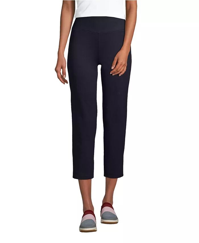 

Укороченные штаны для йоги Petite Active Lands' End, черный