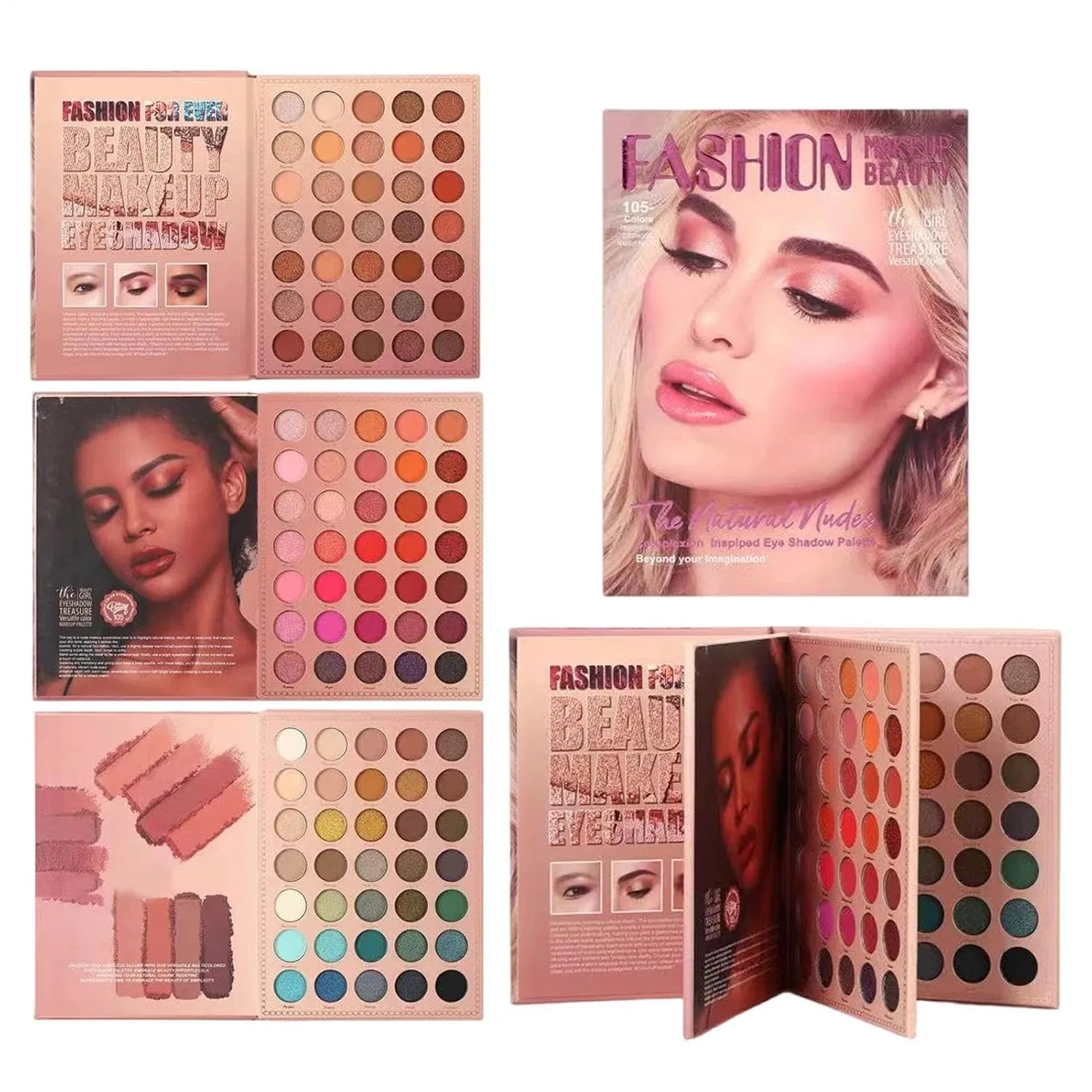 Складная палетка для макияжа «Makeup Book» на 105 цветов Generisch