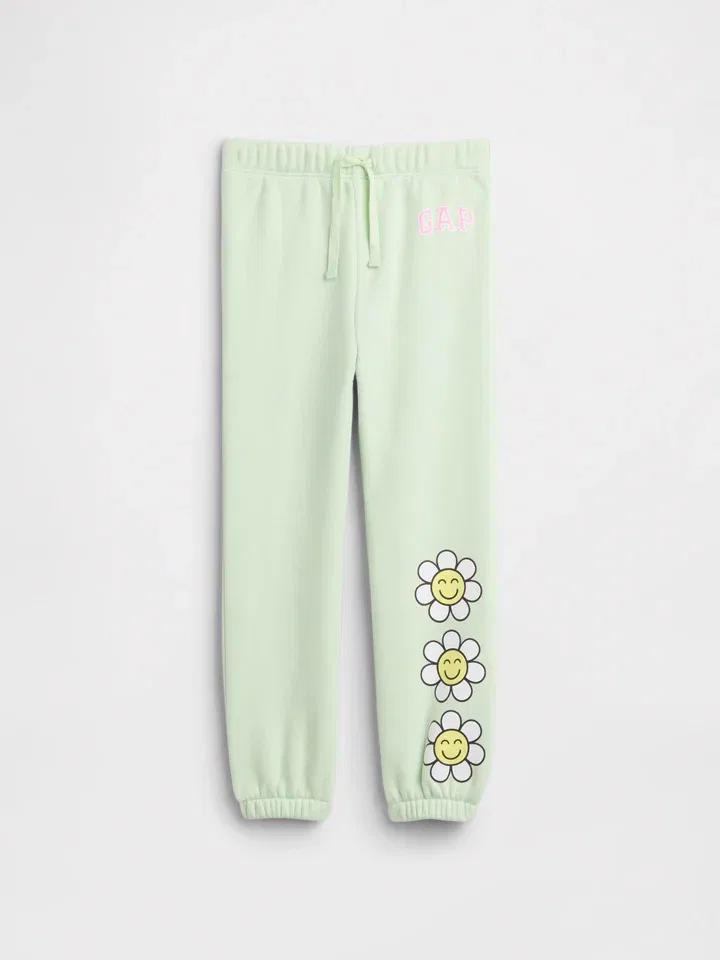Спортивные штаны с завязкой, GAP, зеленые